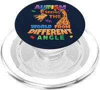 Autismo Viendo el Mundo Desde Diferentes ángulos April Conciencia PopSockets PopGrip para MagSafe