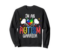 Autista Autista Autismo I'm an Autism Warrior Sudadera