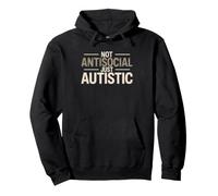 Autista Diagnosticado Tarde Diagnóstico Tardío Autismo Sudadera con Capucha