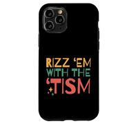 Autistic Funny Rizz Em with The Tism Retro Autism Carcasa para iPhone 11 Pro