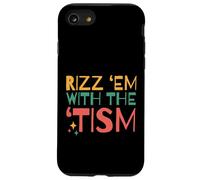 Autistic Funny Rizz Em with The Tism Retro Autism Carcasa para iPhone SE (2020) / 7/8
