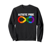 Autistic Pride Rainbow-Colored Infinity Symbol Sudadera