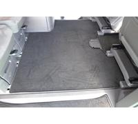 Autix alfombras de terciopelo para maletero y compartimento de carga, de pelo fino y grueso, compatibles con las guías cubiertas de Volkswagen VW T7 California Coast Ocean