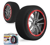 AUTIX - Calcetines de nieve homologados para coche - Tejido reforzado, máxima adherencia sobre hielo y nieve, homologación europea, fáciles de instalar, reutilizables (XL)