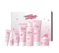 Autmor Juego De Cuidado Facial Diario Para NiñAs Adolescentes,Kit Facial Hidratante Y Nutritivo Y Control De Aceite, Sakura Gentle Skin Cleansing & Care Women Gift Set Para Todos Los Tipos De Piel