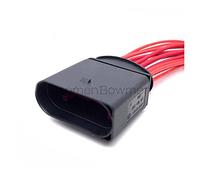 Auto 14 pines 1,5/3,5 MM faros de xenón enchufe impermeable lámpara-zócalo conector electrónico arnés de cables 1J0973737(14P Male,1 Set)