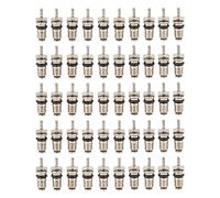 Auto AC Valve Core 50PCS | High Pressure Valve Stem Core for R134 Series | Compatible with Most Car Climate Control Systems | Copper Material, Easy Installation