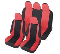 Auto Accesorios Lupex - Fundas de Asiento Universales LS10 | Color Rojo | Juego para Delanteros y Traseros | Poliéster | No para SUV