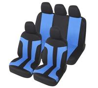 Auto Accesorios Lupex - Fundas de Asiento Universales para Auto LS05 | Color Azul | Juego para Asientos Delanteros y Traseros | Poliéster | No para SUV