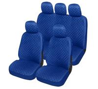 Auto Accessori Lupex A21 - Fundas universales para Asientos de Coche, Delanteras y traseras (Juego Completo, Azul Claro)