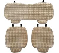 Auto Accessori Lupex Funda de Asiento de 3 Piezas Universal para Coche | Protector de Asiento 2 Delantero y 1 Trasero | Protector Comfort para el Interior del automóvil (Beige)