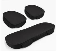 Auto Accessori Lupex Funda de asiento de 3 piezas universal para coche | Protector de asiento 2 delantero y 1 trasero | Protector Comfort Automotive Cojín para el interior del automóvil (Silk Ice