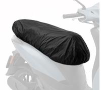 Auto Accessori Lupex - Funda de sillín universal, talla L, 86 x 48 cm, lona impermeable, para sillín de scooter y moto, de poliéster, color negro, con bolsa, también disponible en M XL Maxi