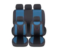 Auto Accessori Lupex Fundas Asientos Coche Universal, Tejido Poliester, Juego Fundas Asientos adaptables, No SUV (Delantero y Trasero, N - Azul Claro)