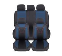 Auto Accessori Lupex Fundas Asientos Coche Universal, Tejido Poliester, Juego Fundas Asientos adaptables, No SUV (Delantero y Trasero, N - Azul Oscuro)