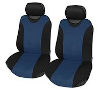 Auto Accessori Lupex Fundas Asientos Coche Universal, Tejido Poliester, Juego Fundas Asientos adaptables, No SUV (Par Delantero, R1 - Azul Oscuro)