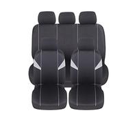 Auto Accessori Lupex Fundas Asientos Coche Universal, Tejido Poliester, Juego Fundas Asientos adaptables, No SUV (Delantero y Trasero, H - Gris)