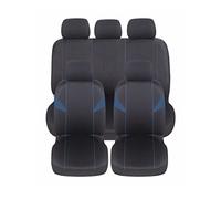 Auto Accessori Lupex Fundas Asientos Coche Universal, Tejido Poliester, Juego Fundas Asientos adaptables, No SUV (Delantero y Trasero, H - Azul Oscuro)