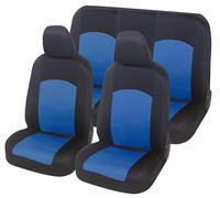 Auto Accessori Lupex - Fundas para Asientos de Coche universales | Color Azul Real | Juego de Fundas para Asientos Delanteros y Traseros | Tejido Poliéster | No SUV