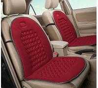 Auto Accessori Lupex - Juego de 2 respaldos universales para Asientos Delanteros de Coche, Furgoneta y Silla de Oficina, poliéster, con 92 Bolas de Masaje