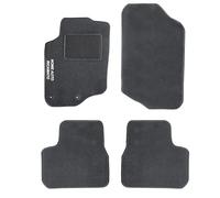 Auto Accessori Lupex | Juego de 4 Alfombrillas de Coche compatibles con 207 (2006-2015) con 2 Clips de fijación | Alfombras moldeadas de moqueta con Bordado en el Lado del Conductor