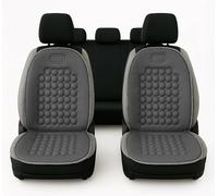 Auto Accessori Lupex Par de respaldos universales, material poliéster, juego de fundas para asientos delanteros, 2 piezas con 92 bolas masajeadoras, para asientos de coche, furgoneta, autobús, camión