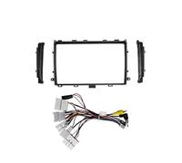 Auto Adaptador Fascia Marco 9 Pulgadas Kit Panel Montaje Tablero Radio para Corolla E180 para Auris 2016 2017 2018 2019(Conjunto Completo)