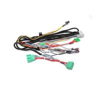 Auto Adaptador Fascia Marco Decodificador Caja CANBUS Kit Panel Instalación Radio 10 Pulgadas para Volvo XC90 2003-2014(Cable Canbus)