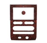 Auto Adaptador Fascia Marco Decodificador Caja CANbus Kit Panel Montaje Radio para Expedition para Edge para Mustang(Marco de Caoba)