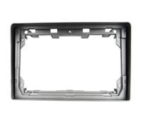 Auto Adaptador Marco 9 Pulgadas para Peugeot 207 307 para Expert para Partner Kit Panel Instalación Radio(Plata)