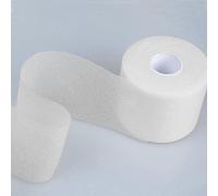 Auto adhesivo vendaje elástico, 5 rollos 7 cm x 27 m envoltura médica cinta médica transpirable adhesivo elástico vendaje atlético deporte cinta uso en la rodilla, codo, tobillos (blanco)