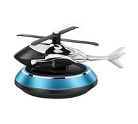 Auto Aereo - Perfume para coche con helicóptero giratorio solar a la luz del sol | Ambientador El ambientador puede girar en cualquier lugar con la brillante luz del sol Perfume para coche