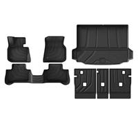 Auto Alfombra Antideslizante para BMW X3 X4 2018-2024 TPE Alfombrillas Forro De Carga para Maletero Alfombrilla Protectora para Respaldo De Asiento para Todo Tipo De Clima(TPE Full Set)