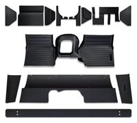 Auto Alfombra para L&and para R&Over para Defender 90 110 TDi300 TD5 Alfombrilla Pies Piso TPE para Automóvil Consola Central con Asiento