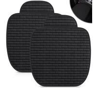 Auto Asiento Cojín Asientos Delanteros:WIYETY 2 Piezas Cojín Protector De Asiento De Lino Delantero, Cojines Coche Asientos Delanteros, Cojines de Asiento Delantero Antideslizante, Resistente Desgaste
