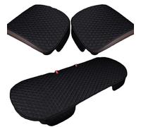 Auto Asiento CojíN para CR-V HR-V XR-V NSX Shuttle, CojíN Antideslizante para Asiento de Coche, Las Cubiertas de Asiento para el AutomóVil de Lino,A/Black