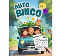 Auto-Bingo für Kinder: Das Reisespiel gegen Langeweile beim Autofahren, Urlauben, Reisen und Ausflügen Autobahn
