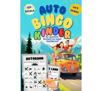 Auto-Bingo für Kinder: Das spannende Reisespiel bei langen Autofahrten inklusive der Sonderkategorie "Durch die Nacht"
