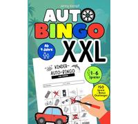 Auto Bingo XXL - Die perfekte Reisebeschäftigung für Kinder: Abwechslungsreiche Beschäftigung für lange Autofahrten und Reisen, Reisespiele für Kinder ab 4 Jahre