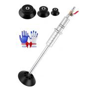 Auto Body Dent Repair Suction Cup Tool Pneumatic Air Slide Hammer Puller | Car Removal with 3 Suction Cups 3.2/4.7/6.1in Vacuum Slide Hammer Paintless Repair for Cars Trucks and Sheet Metal