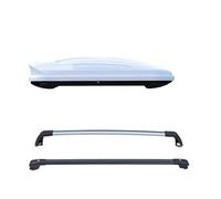 Auto Canasta Transporte Baúl De Techo Universal para Automóvil SUV 600 litros Color Negro Bacas Personalizadas(600L White and Rack)