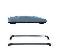 Auto Canasta Transporte Baúl De Techo Universal para Automóvil SUV 600 litros Color Negro Bacas Personalizadas(600L Gray and Rack)