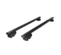 Auto Canasta Transporte Portaequipajes para Automóvil Adecuado para SUV Vehículo Todoterreno Barra Transversal De Carga Viaje Marco Equipaje para Maleta Bacas Personalizadas(Black)