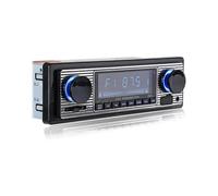 Auto Car Radio Bluetooth Vintage Wireless MP3 Multimedia Player AUX USB FM 12V Classic Stereo Audio