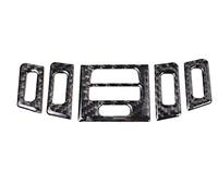 Auto Central Aire Acondicionado Salida Tablero Altavoz Panel Decoración para BMW E90 E92 E93 Serie 3 Interior del Coche(B)