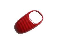 Auto Central Consola Decoración Panel Cubierta De La Palanca De Cambios Para Grand Cherokee 2014-2015, Material De PC, Patrón De Fibra De Carbono(Red)