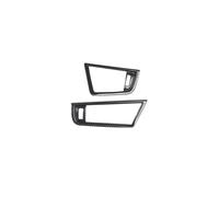 Auto Central Consola Decoración Panel Moldura Decorativa Interior Para Serie 5 525li 530le 2011-2017, Patrón De Fibra De Carbono, Material ABS(Left and Right Air Vent)