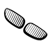 Auto Central Delantero Rejilla Para E60 Para E61 2003 2004 2005 2006 2007 2008 2009 2010 Rejilla Parachoques Delantera Doble Listón Moldura Parrilla Carreras(Single Gloss Black)
