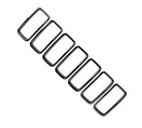 Auto Central Delantero Rejilla Para Jeep Para Renegade 2019 2020 2021 2022 Insertos Rejilla Parachoques Delantero Marco Parrilla Carreras Moldura ABS Negra