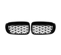Auto Central Delantero Rejilla Parrilla Delantera Coche Carreras Cromada Negra Brillante Para X3 Para X4 Para F25 Para F26 2014 2015 2016 2017(Black)